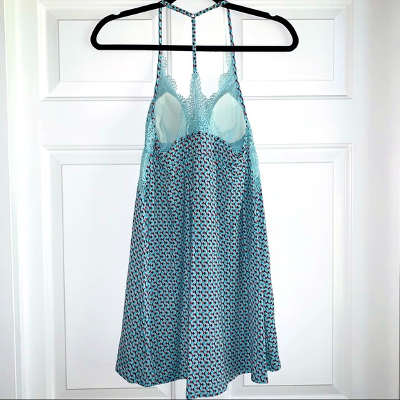 Victoria’s Secret Cotton Lace Blue Nightie Sz S - Picture 2 of 6